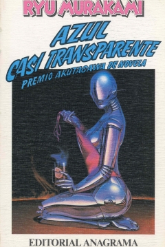 Poster Azul Casi Transparente
