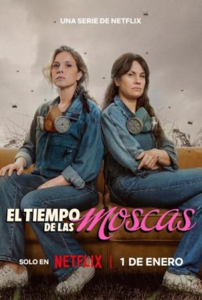 El tiempo de las moscas — póster