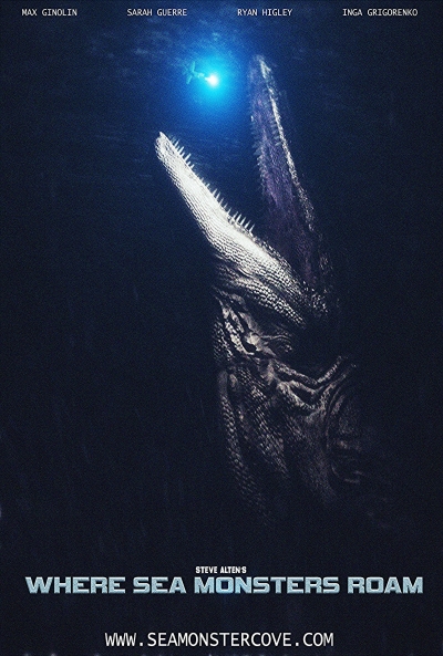 Poster Where Sea Monsters Roam