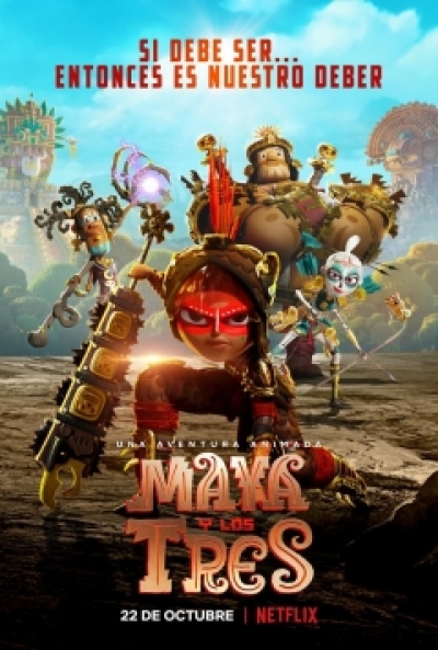 Poster Maya y los tres