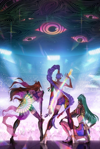 Poster K-Pop: Demon hunters