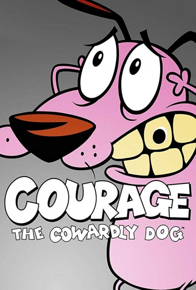 Poster Agallas, El Perro Cobarde