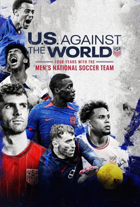 Poster EE. UU. contra el mundo: cuatro años con la selección masculina de fútbol