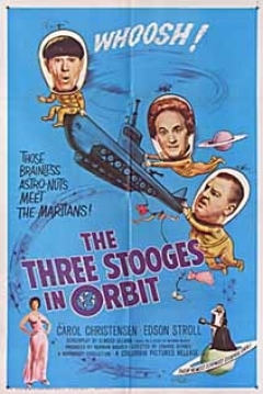 Poster Los Tres Chiflados en Órbita