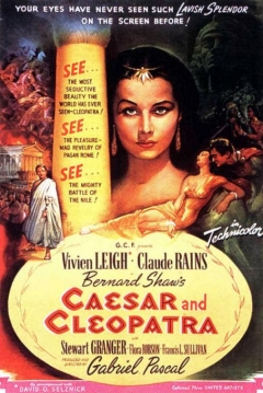 Poster César y Cleopatra