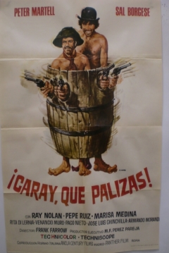 Poster ¡Caray, qué palizas!