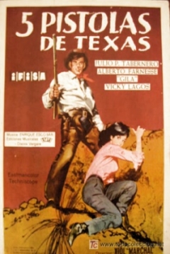 Poster Cinco Pistolas de Texas
