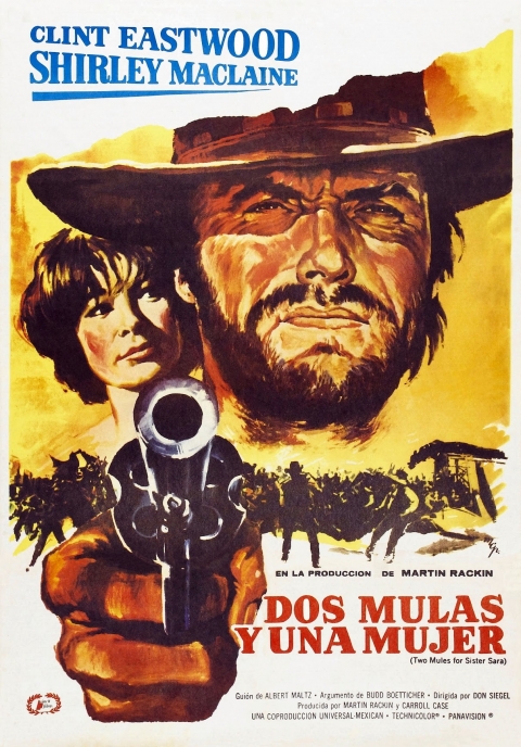 Dos Mulas y una Mujer — póster