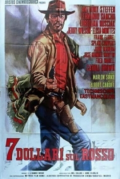 Poster Siete Dólares al Rojo