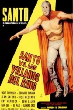 Poster Santo contra los Villanos del Ring