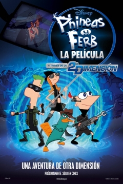 Poster Phineas y Ferb: A través de la Segunda Dimensión