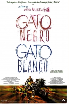 Poster Gato Negro, Gato Blanco