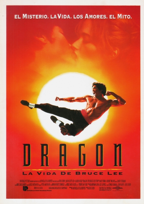 Póster de Dragón, La Vida de Bruce Lee