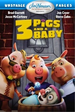 Poster Tres Cerdos y un Bebé
