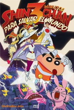 Poster Shin Chan: 3 Minutos para Salvar el Mundo