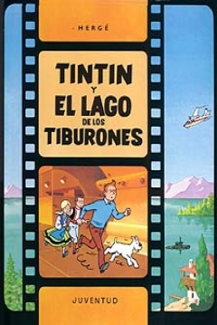 Poster Tintín en el Lago de los Tiburones