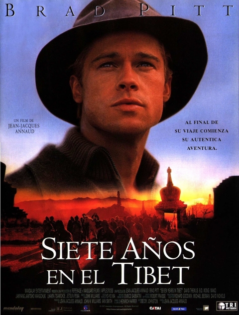 Siete Años en el Tibet — póster