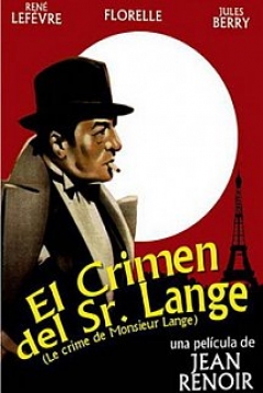 Poster El Crimen del Sr. Lange (El Crimen de Monsieur Lange)