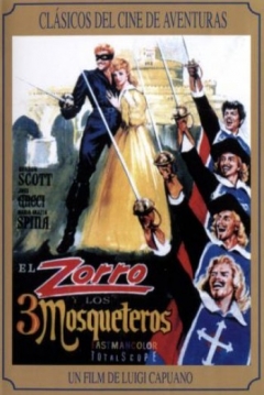 Poster El Zorro y los Tres Mosqueteros (El Zorro y los 3 Mosqueteros)