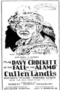 Poster Davy Crockett at the Fall of the Alamo