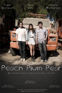 Poster Peach Plum Pear