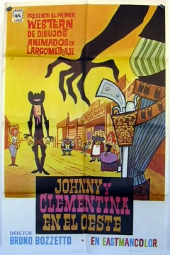 Poster Johnny y Clementina en el Oeste