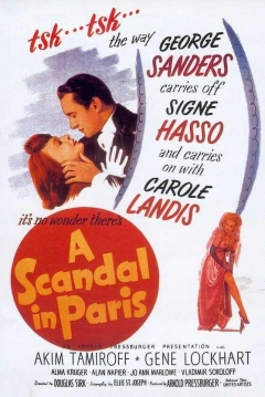 Poster Escándalo en París
