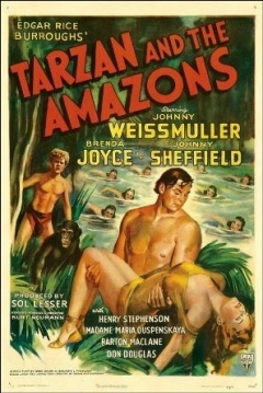Poster Tarzán y las Amazonas
