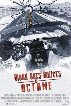 Poster Sangre, Bálas y Gasolina