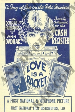 Poster Love Is a Racket