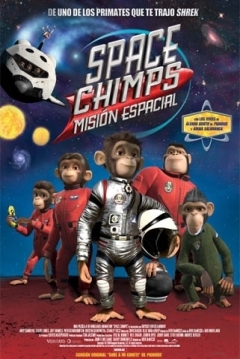 Poster Space Chimps: Misión Espacial