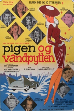 Poster Pigen og Vandpytten
