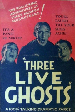 Poster Three Live Ghosts