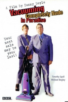 Poster Vacuuming Completely Nude In Paradise