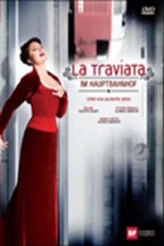 Poster La Traviata im Hauptbahnhof Zürich