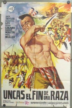 Poster Uncas, el Fin de una Raza