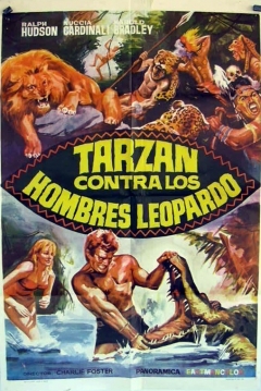 Poster Tarzán Contra los Hombres Leopardo