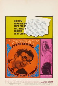 Poster I Love You, Alice B. Toklas!