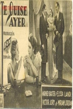 Poster Te Quise Ayer