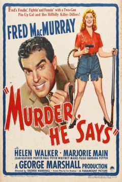 Poster Murder, He Says