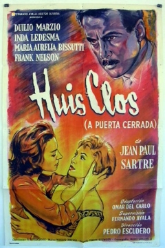 Poster Huis Clos (A Puerta Cerrada)