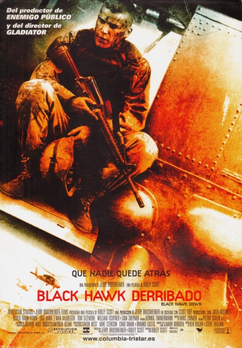 Black Hawk Derribado — póster