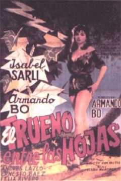 Poster El trueno entre las hojas