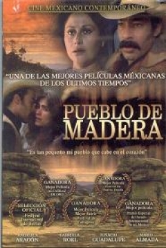 Poster Pueblo de madera