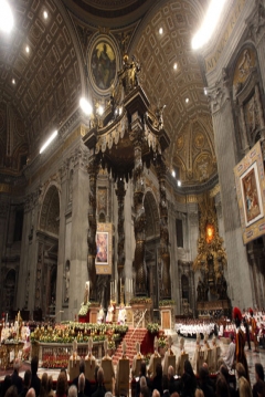 Poster Christmas Eve at St. Peter's Basilica