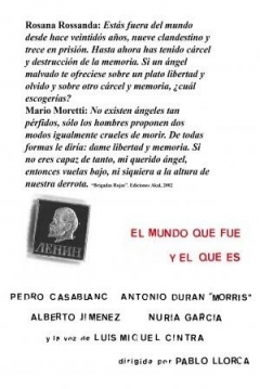 Poster El Mundo que Fue y el que Es