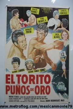 Poster El torito puños de oro