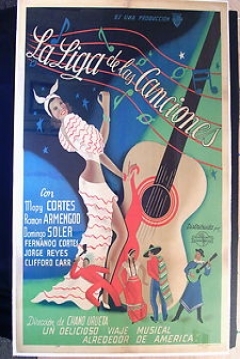 Poster La liga de las canciones