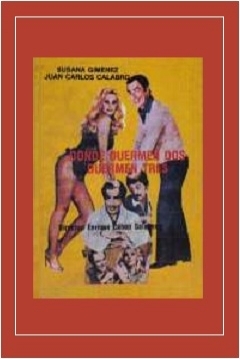 Poster Donde duermen dos... duermen tres