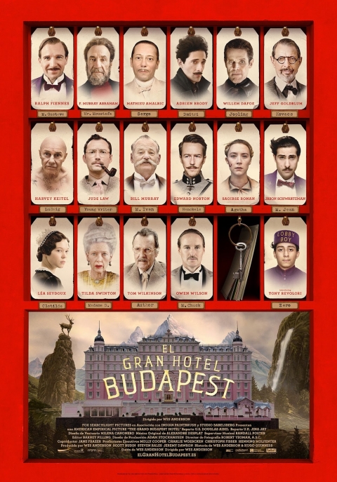 El Gran Hotel Budapest — póster